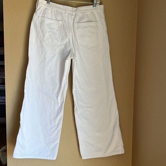 Ralph Lauren Lauren Jeans Company White wide leg jeans - Picture 2 of 12